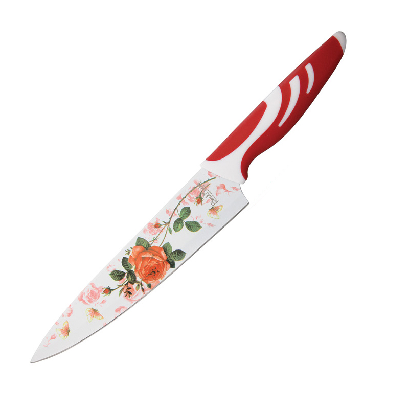 Кухонный нож Flowers 1 шт 20см