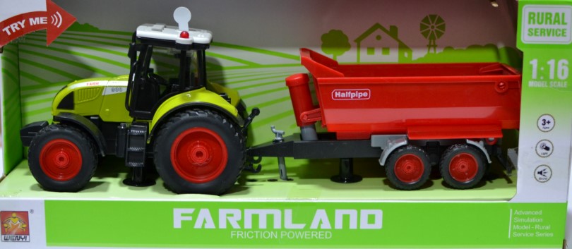 Трактор с прицепом Farmland