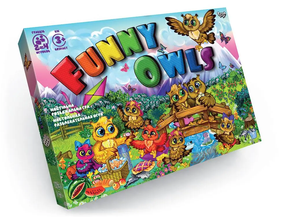 Настольная развлекательная игра-ходилка Funny Owls