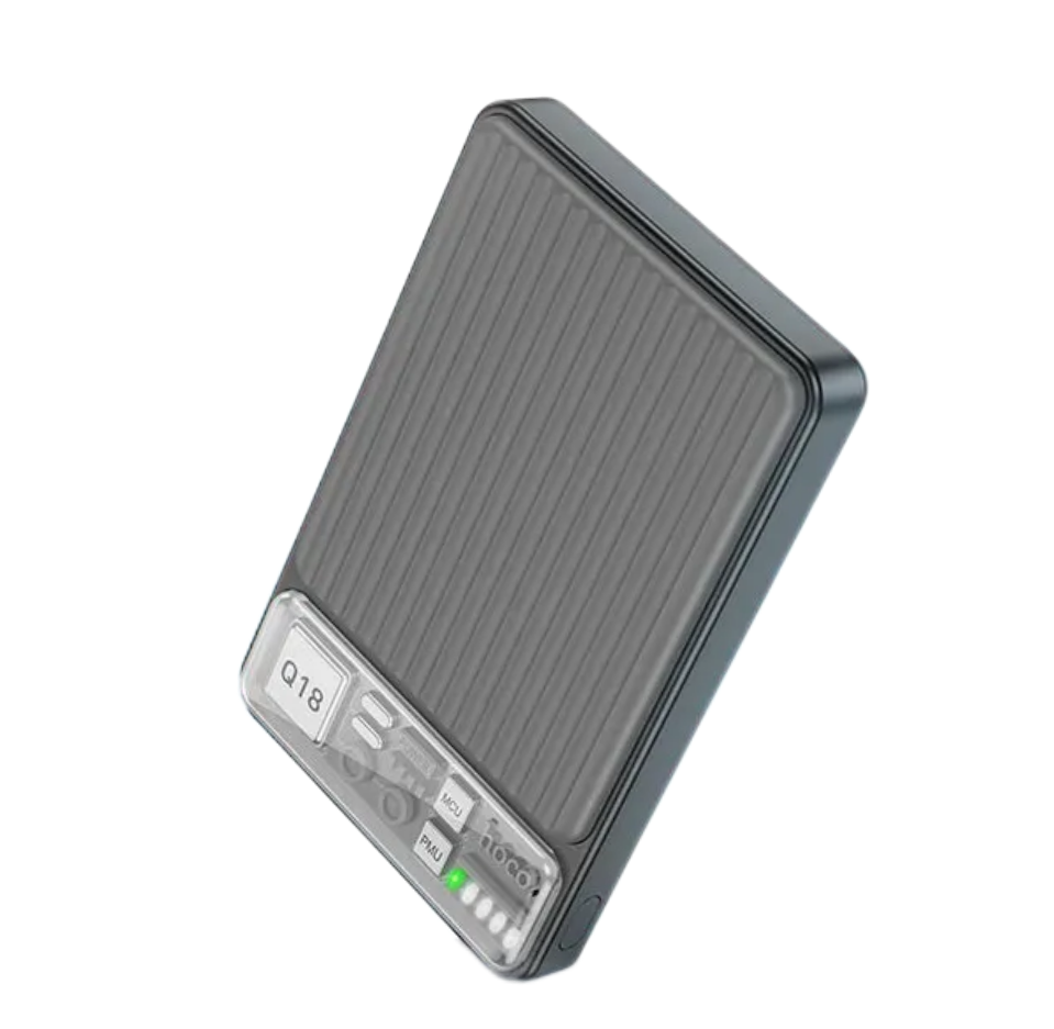 Повербанк с беспроводной зарядкой hoco. 10000 mAh MAGNETIC  Q18