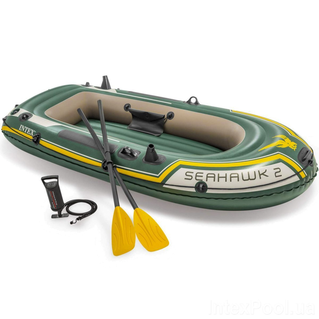 Лодка с веслами и насосами  SEAHAQWK 2 Intex 68347