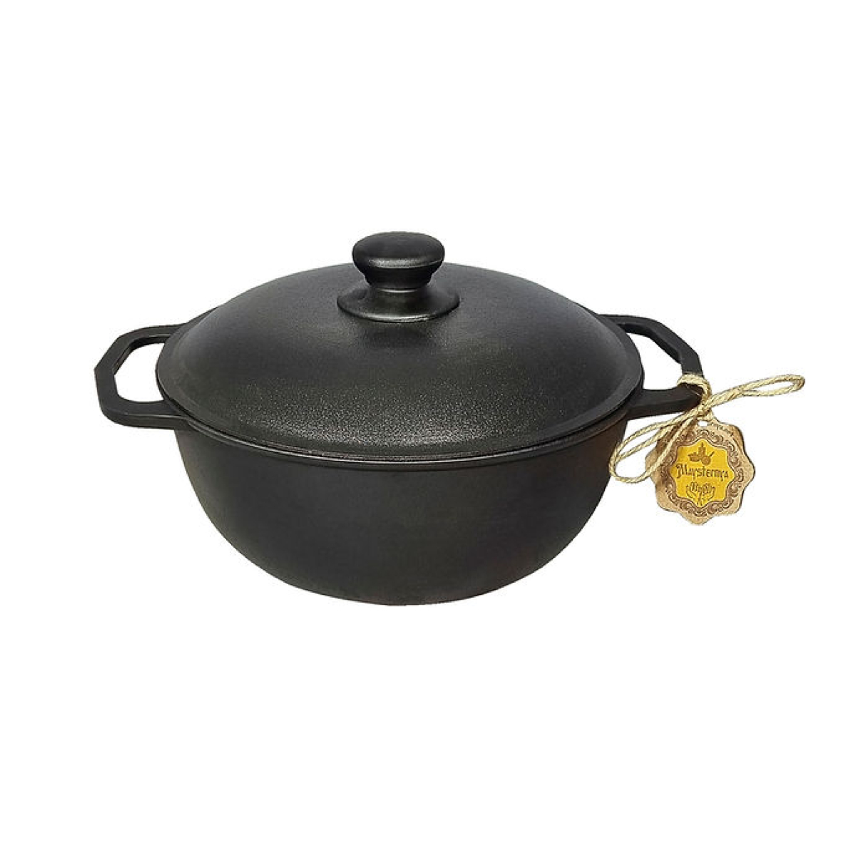 Казан чугун  5л Maysternay c  алюминивой крышкой ∅ 24 см