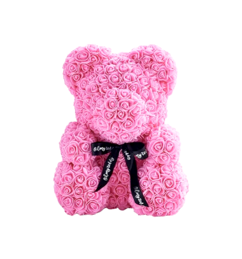 Мишка из роз 3D