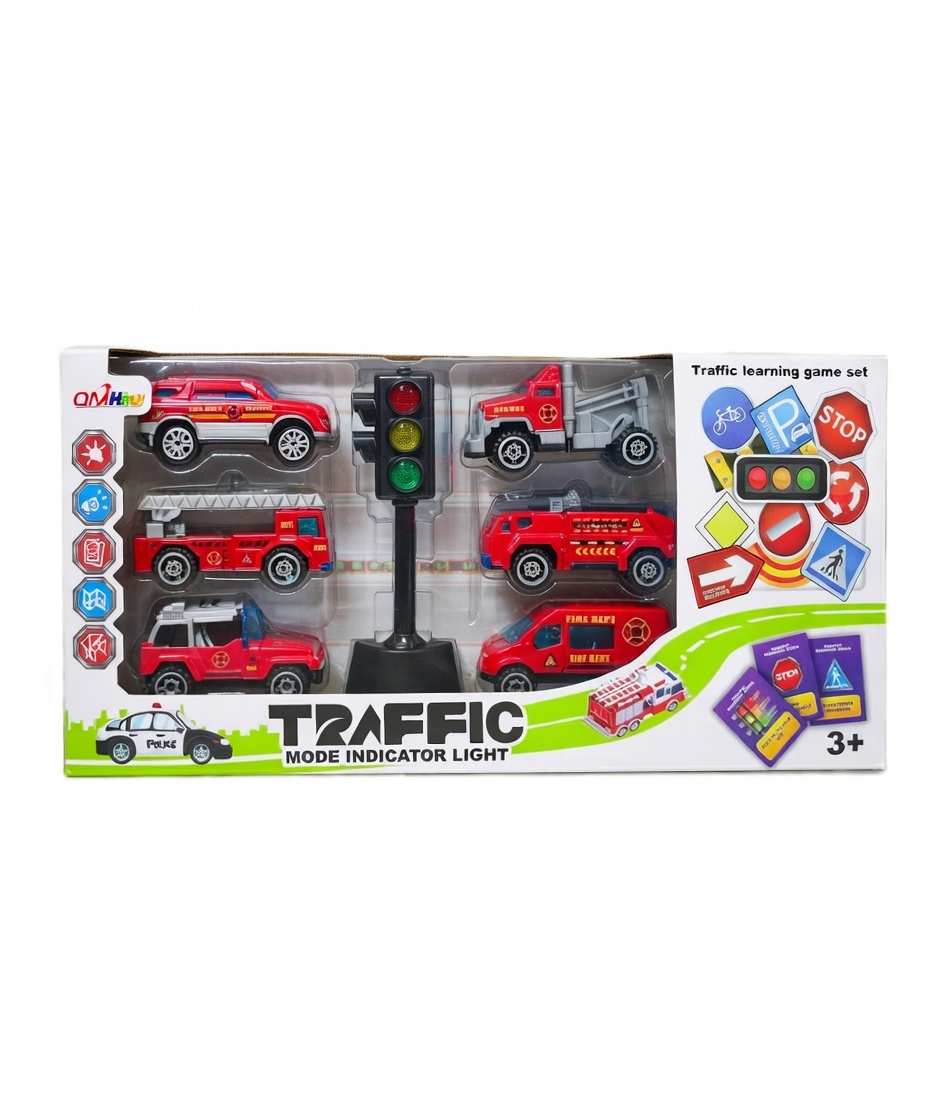 Игровой набор «Дорожное движение» с машинками и светофором