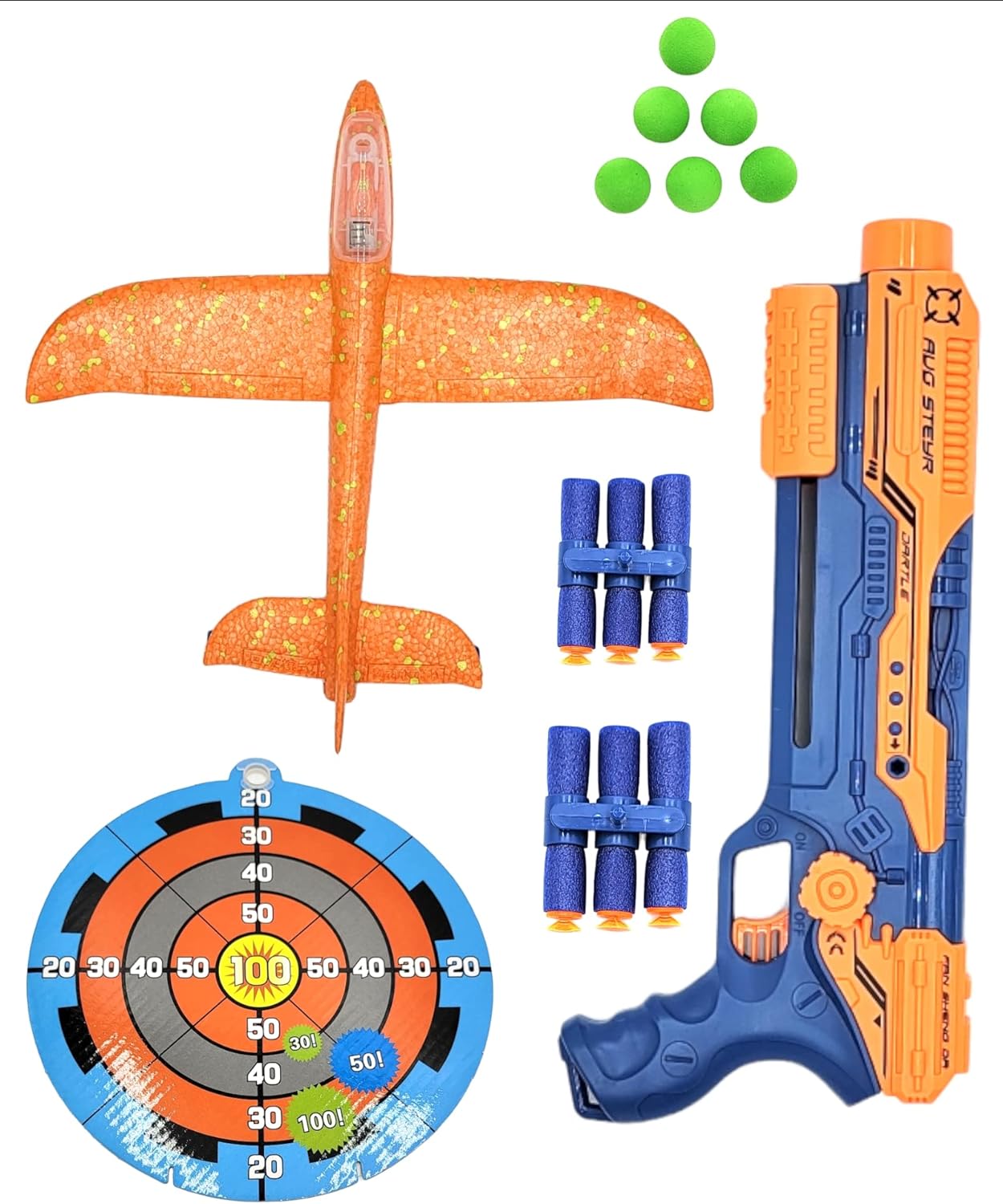 Пистолет-самолётик Shoot play ser 5в1