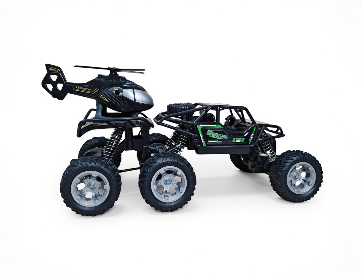 Радиоуправляемые внедорожник с вертолетом