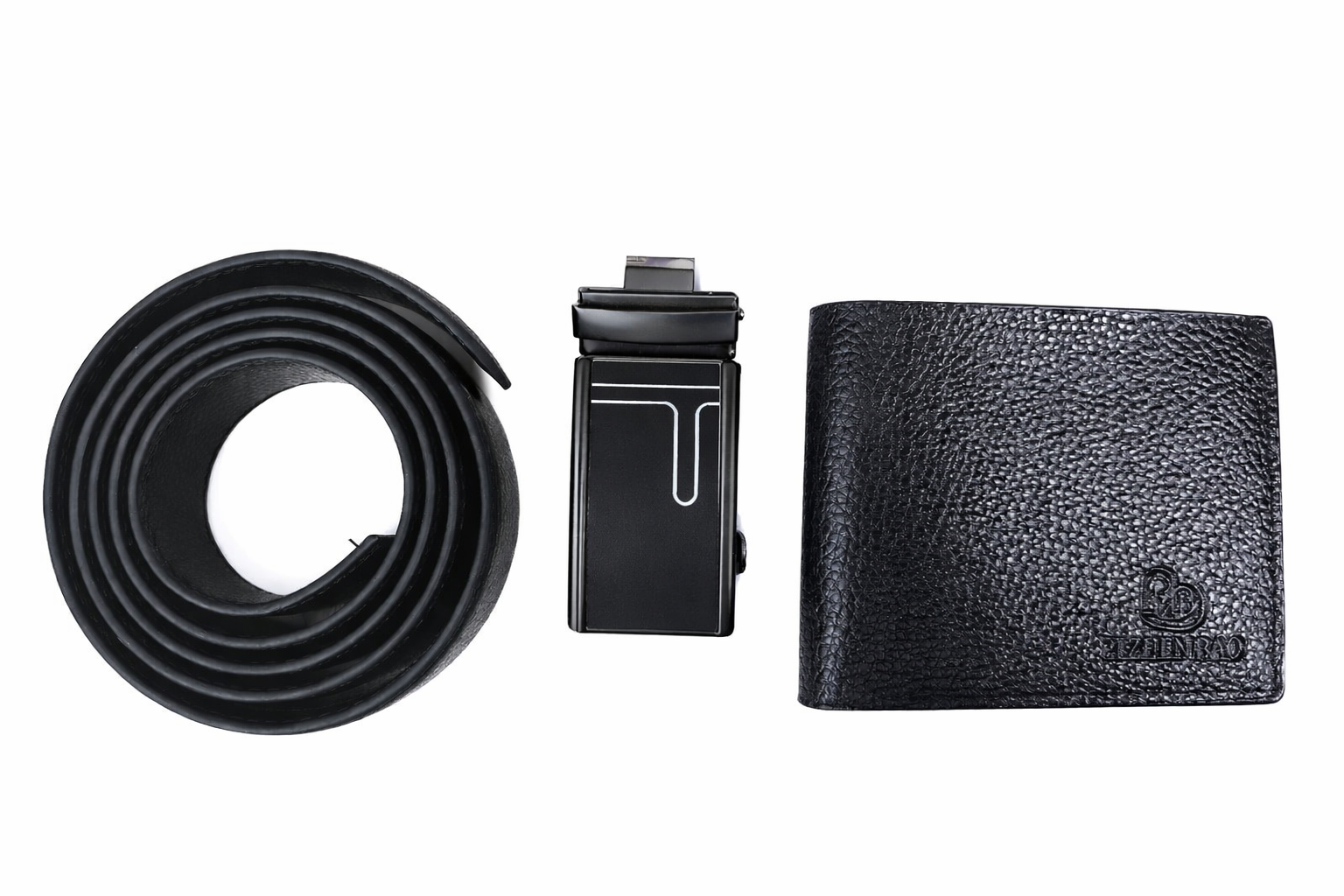 Мужской подарочный  набор ремень+ портмоне