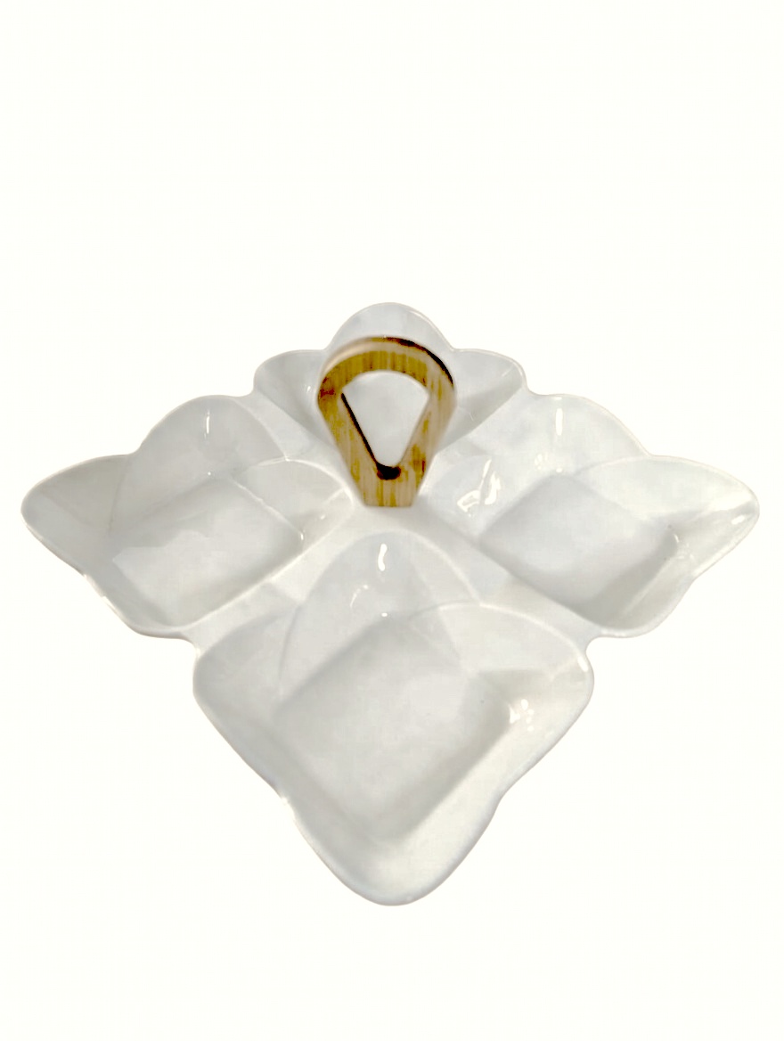 Тарелка для орешков и снеков (4 в1)