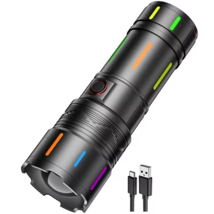 Мощный ручной фонарь дальность 500 мет.