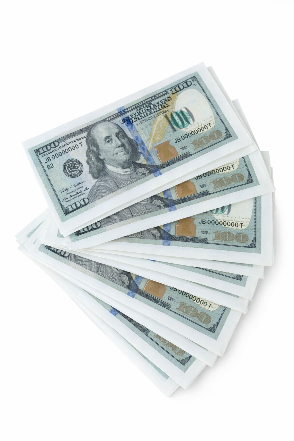 Салфетки 100 Долларов (США)