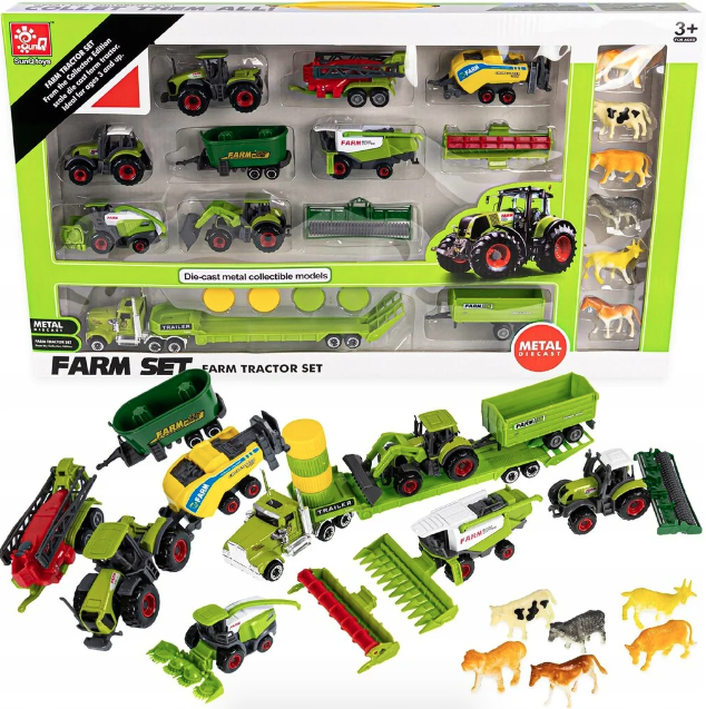 Набор ФЕРМЕРСКИХ ТРАКТОРОВ