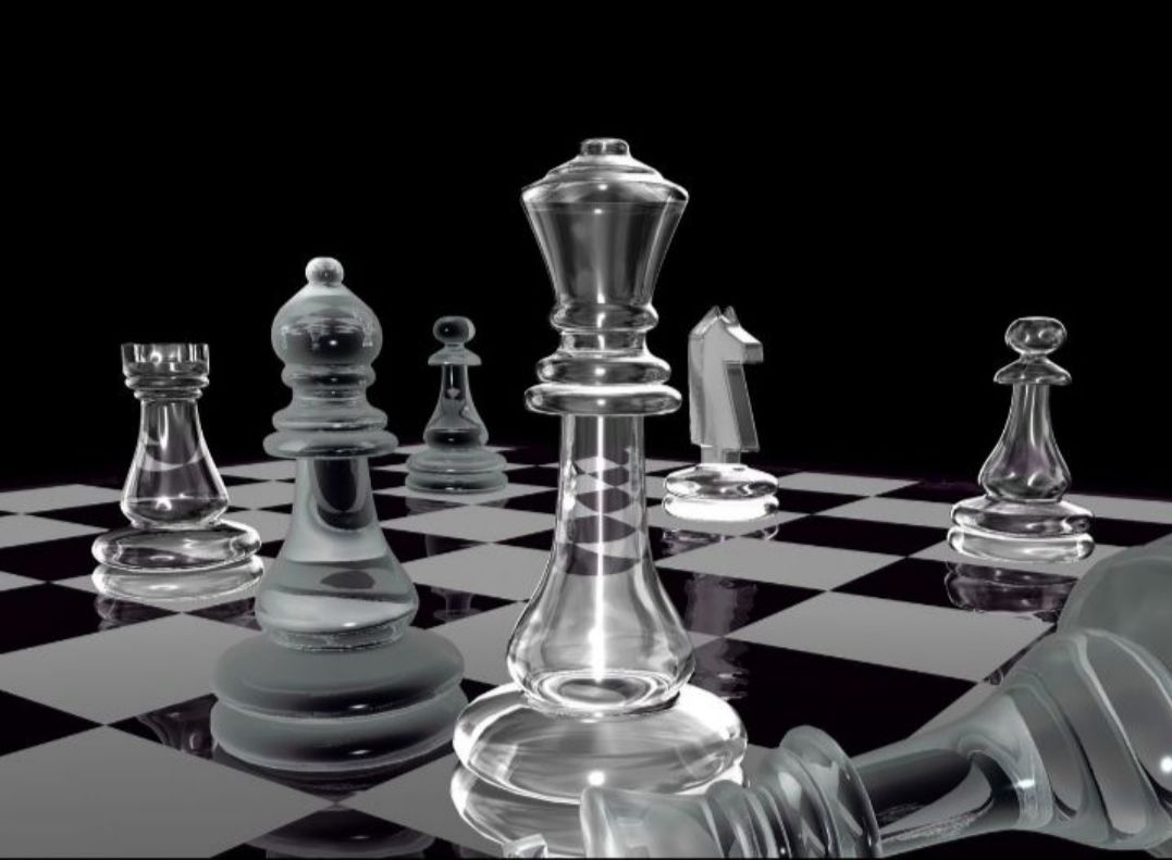 Шахматы стеклянные